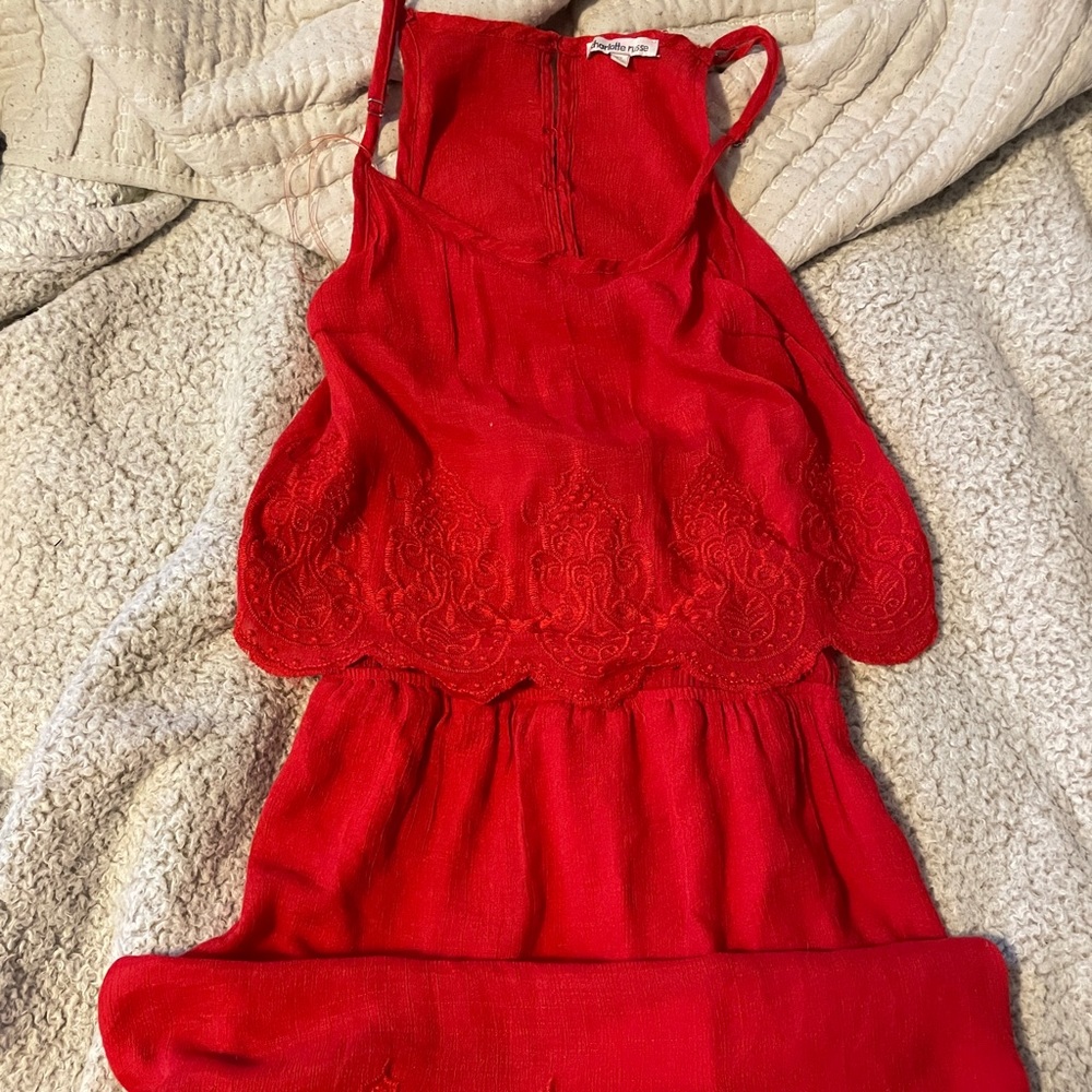 Red sundress